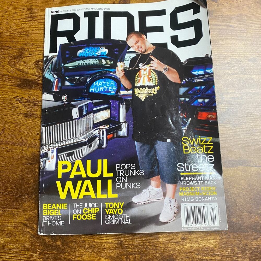 King Rides December January 2006 Paul Wall Swizz Beatz The Streetz
